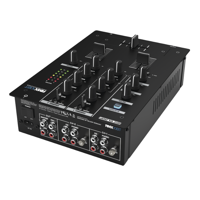 RELOOP - Mixer per DJ a 2+1 canali con Bluetooth integrato