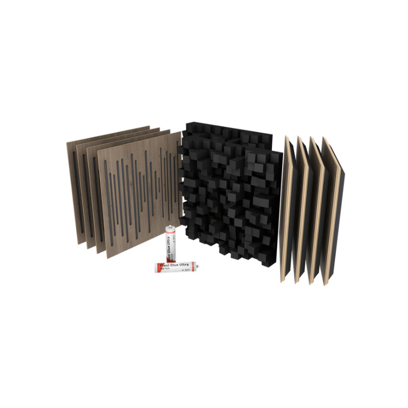 VICOUSTIC - Kit di pannelli diffusori e assorbenti