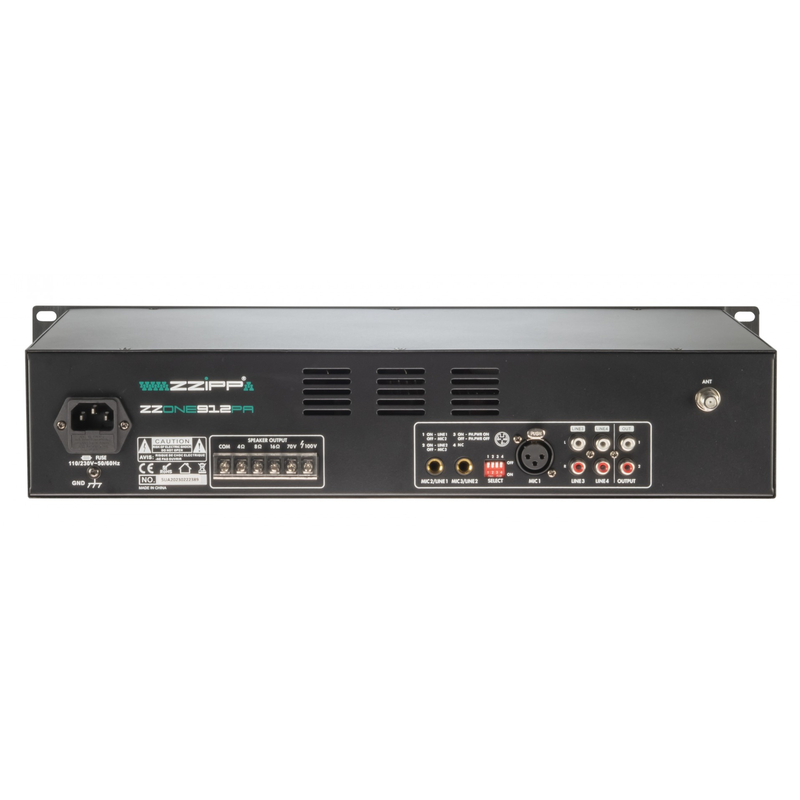 ZZiPP - Amplificatore mixer lettore usb/bt/fm da 120w
