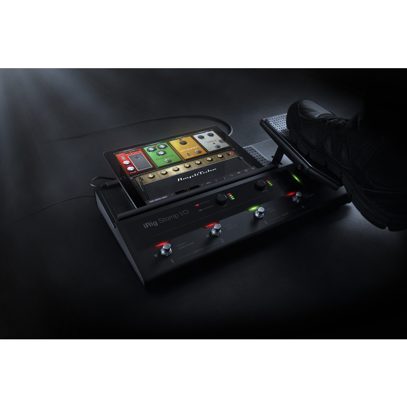 IK MULTIMEDIA - PEDALIERA CONTROLLER USB CON INPUT/OUTPUT MIDI PER IPHONE, IPAD, MAC, PC