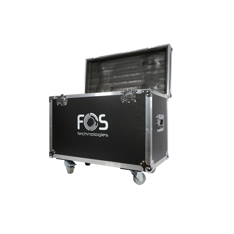 FOS TECHNOLOGIES - Flight case con ruote per 2 unità Spot 150