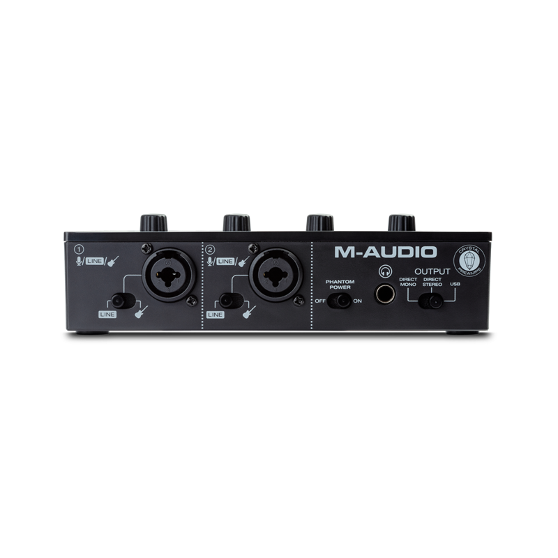 M-AUDIO - INTERFACCIA AUDIO USB 2-IN/2-OUT CON 2 INPUT MIC/LINE/INSTRUMENT