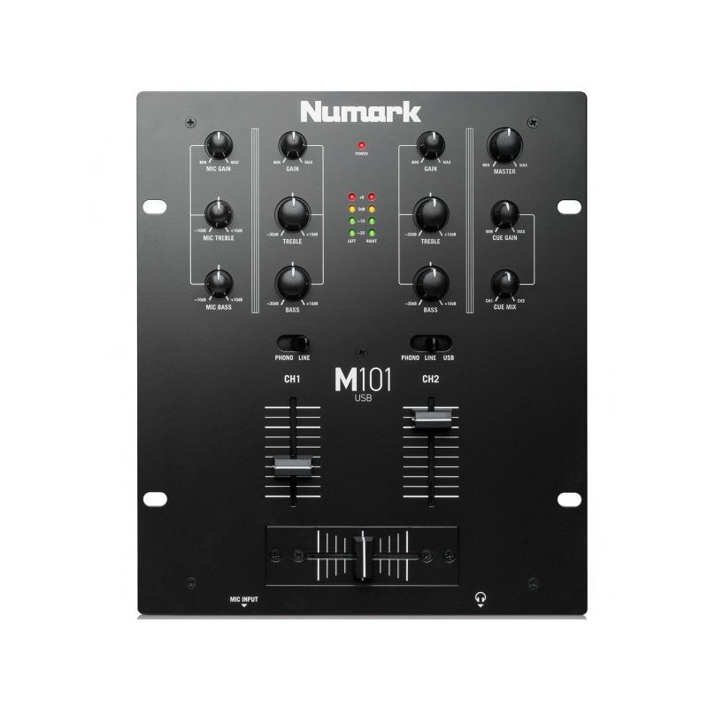 NUMARK - MIXER PER DJ 2 CANALI CON SCHEDA AUDIO