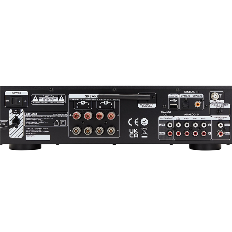 AIWA - Amplificatore Hi-Fi multifunzione 100+100W RMS STEREO