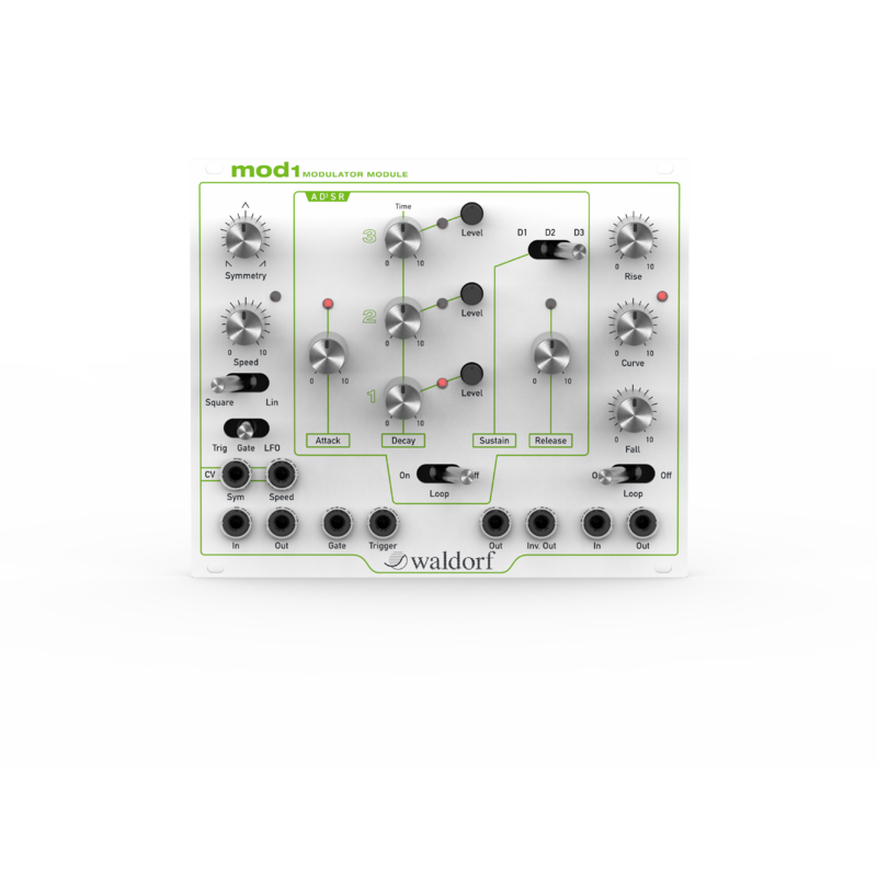 WALDORF - Modulo modulazione 3 sezioni formato eurorack