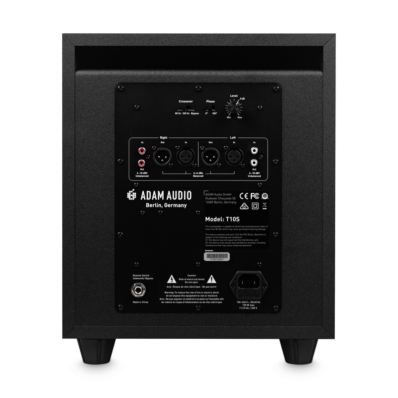 ADAM AUDIO - Subwoofer Amplificato, Woofer da 10