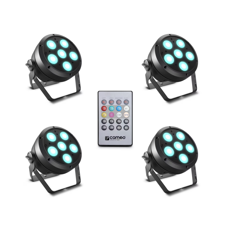 CAMEO - otenti fari PAR a 6 LED a colori esadecimali