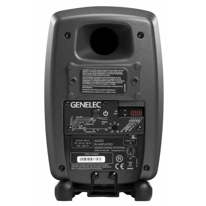 GENELEC - Monitor Nearfield a 2 vie con woofer da 4” - 50W + 50W Classe D