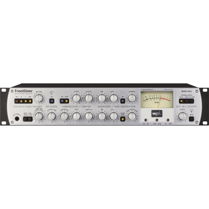 SPL - Channel strip con preamp valvolare, comp, de-esser, eq