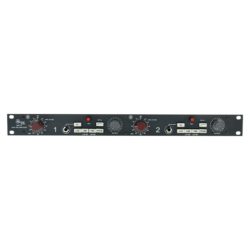 HERITAGE AUDIO - Preamp mic 2 ch 1073 1 unità rack