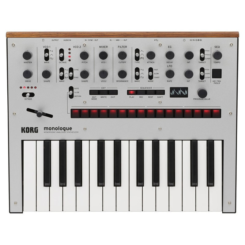 KORG - Sintetizzatore Analogico Monofonico 25 tasti Silver