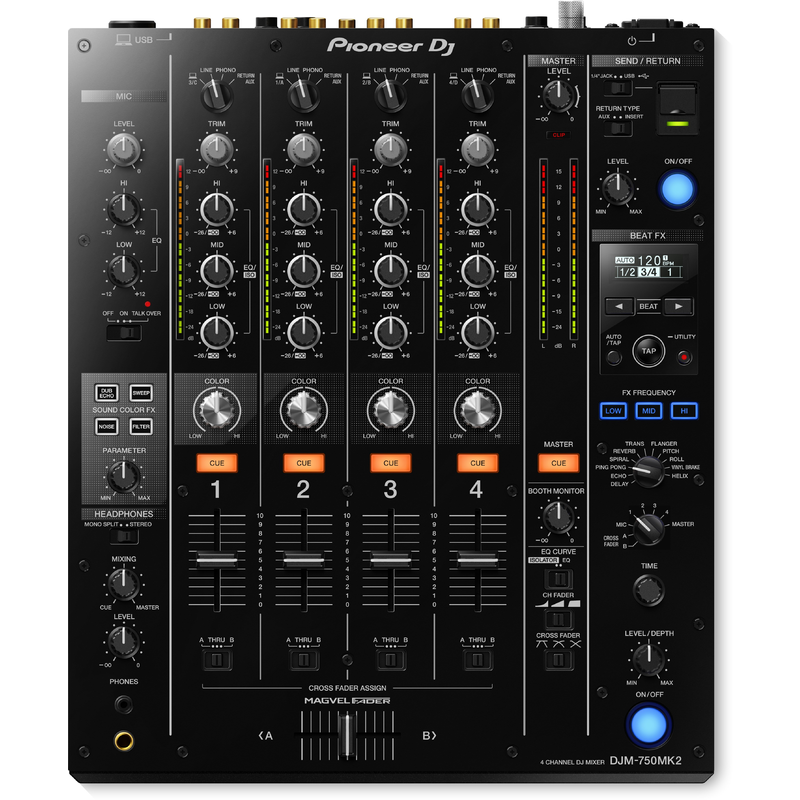 PIONEER DJ - Mixer 4 canali per DJ con effetti