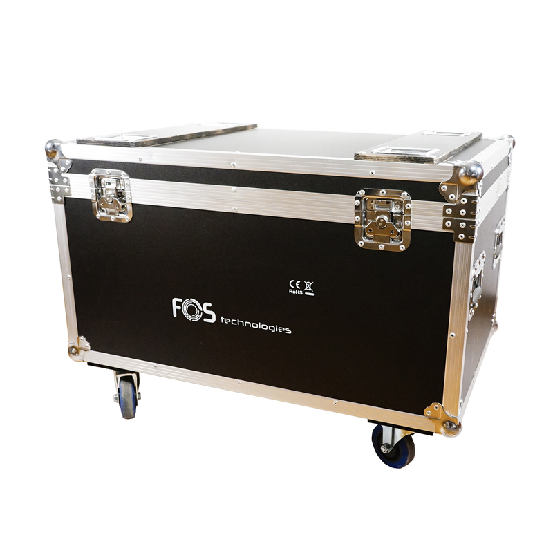 FOS TECHNOLOGIES - Flight case con ruote per 4 unità F-7