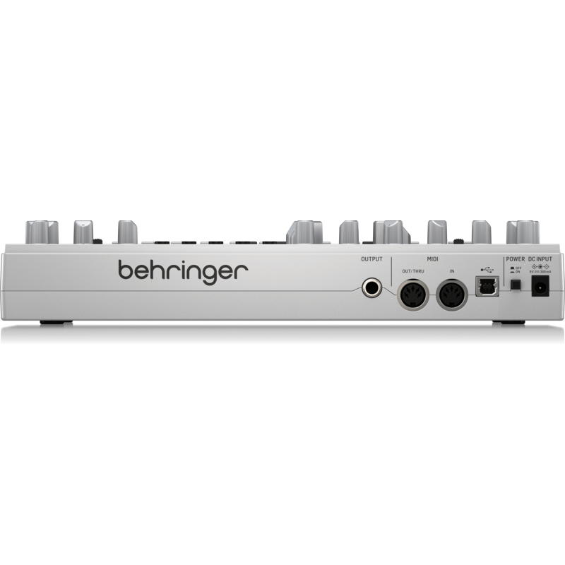 BEHRINGER - Sintetizzatore analogico di bassi con Step sequencer, Filtro risonante e arpeggiatore