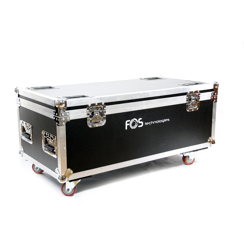 FOS TECHNOLOGIES - Flightcase con ruote per 4 unità FOS LINEAZOOM