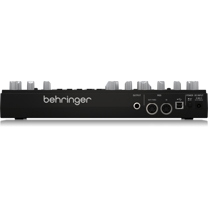 BEHRINGER - Sintetizzatore analogico di bassi con Step sequencer, Filtro risonante e arpeggiatore