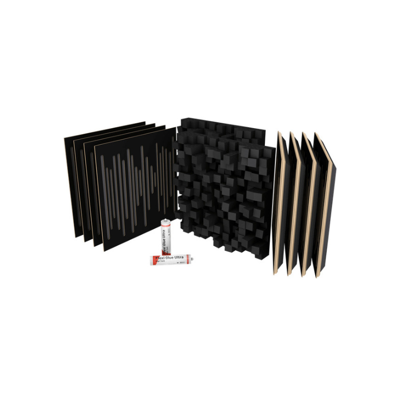 VICOUSTIC - Kit di pannelli diffusori e assorbenti