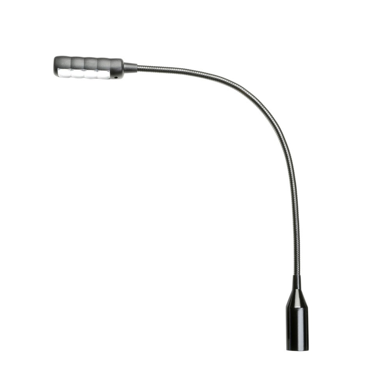 ADAM HALL - Lampada a collo di cigno XLR a 3 poli con 4 COB LED