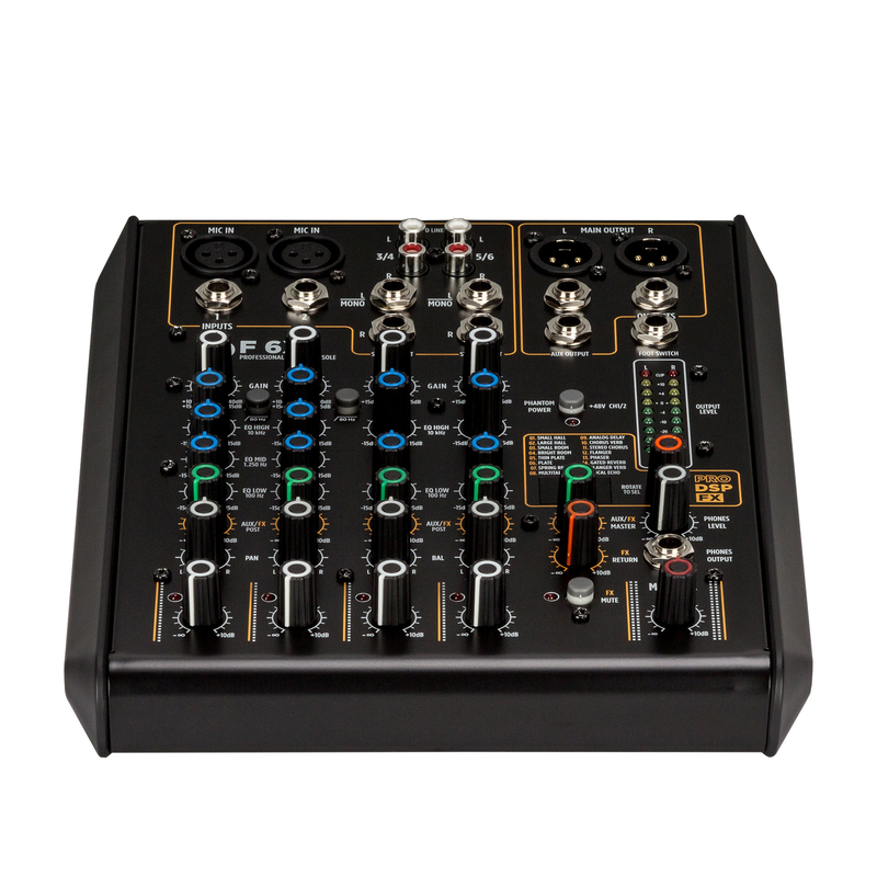 RCF - Console audio 6 canali con multi fx