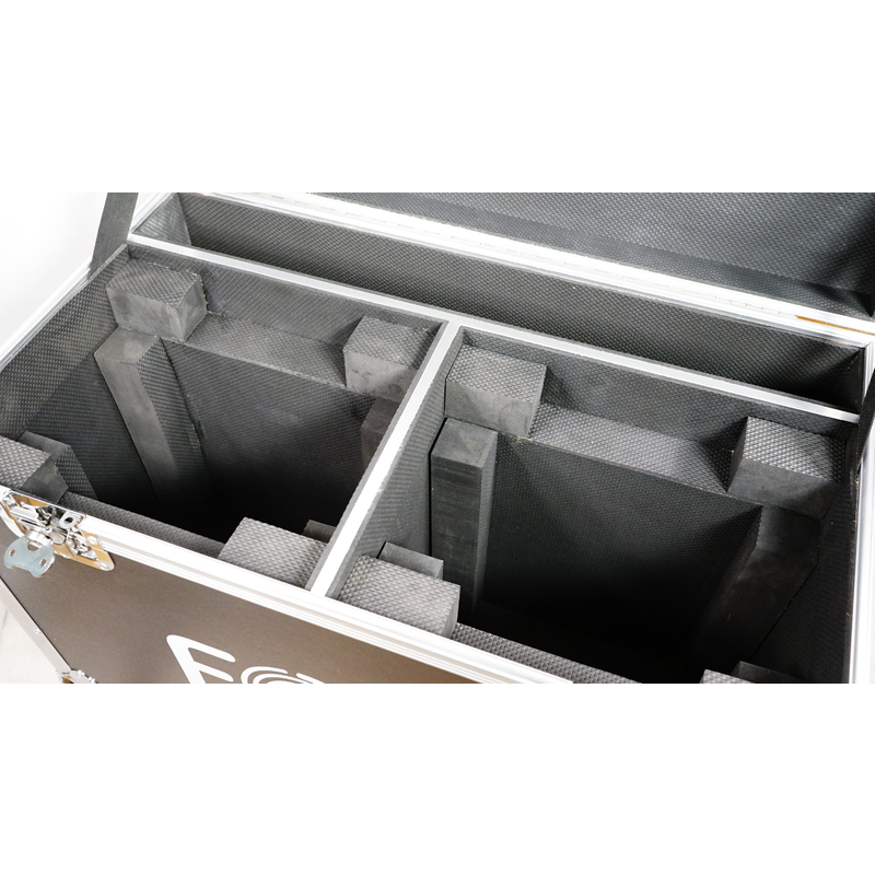 FOS TECHNOLOGIES - Flight Case doppio con ruote per 2 unità Titan Beam