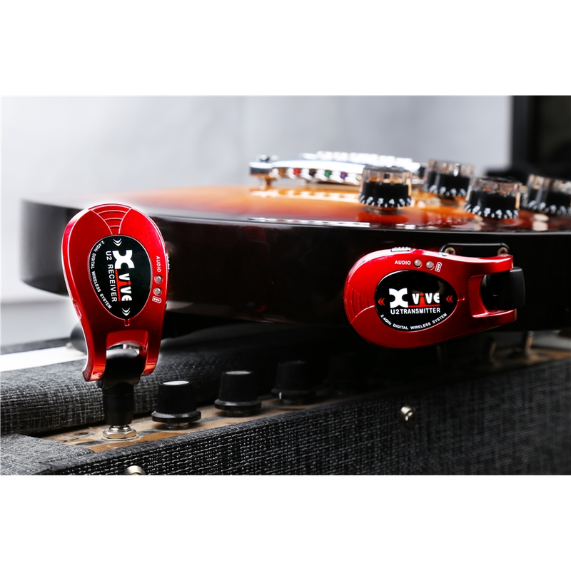 XVIVE - Kit trasmettitore e ricevitore wireless per chitarra e basso