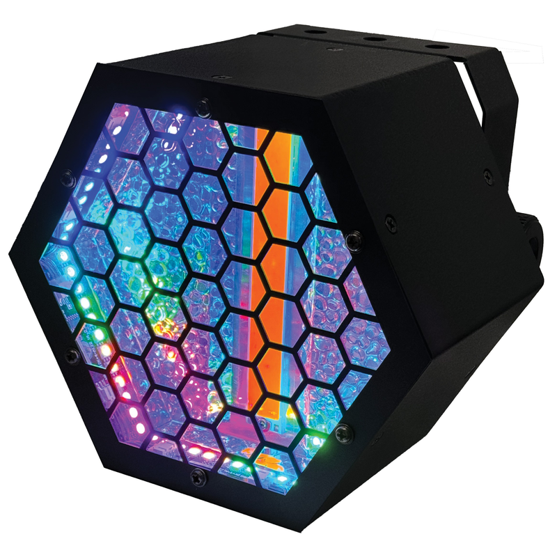 ZZiPP - PAR LED 72X0,25W RGB + 60W AMBRA