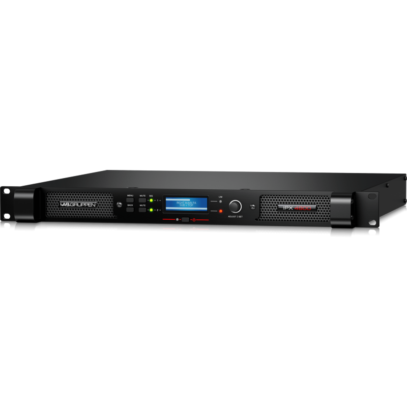 LABGRUPPEN - Amplificatore di potenza compatto a 2 canali da 4.800 W con controllo DSP.