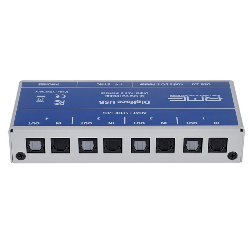 RME - Interfaccia audio USB 32 canali di input / 34 output