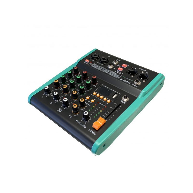 ZZiPP - MIXER COMPATTO 4 CANALI CON MULTIEFFETTO