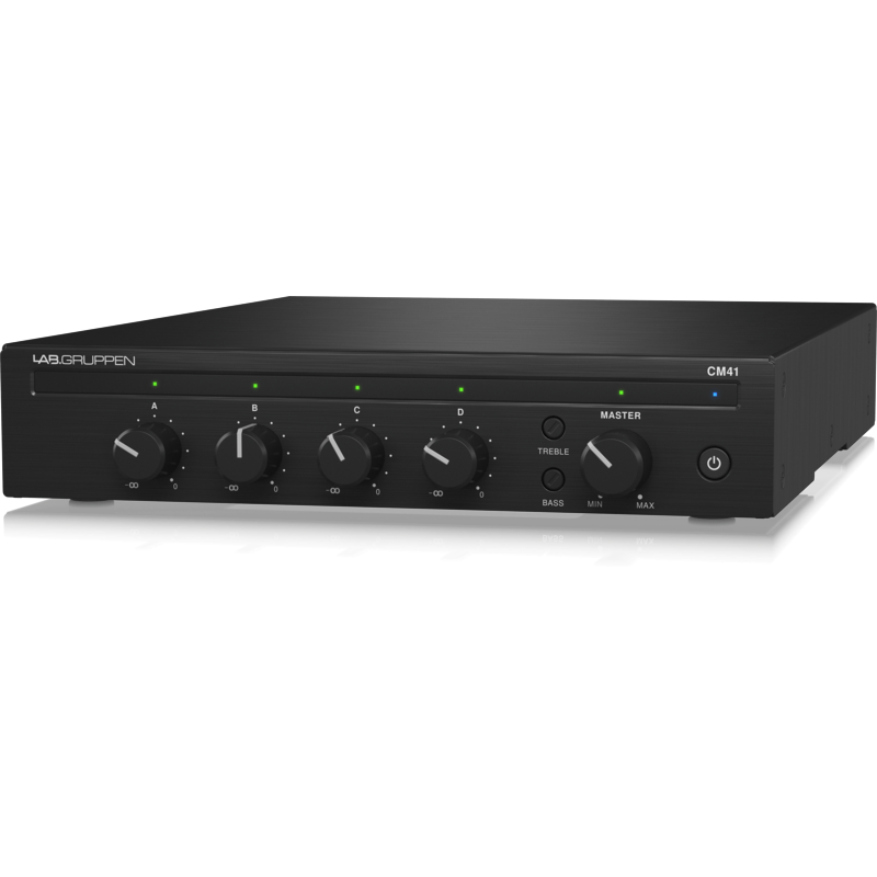 LABGRUPPEN - Mixer commerciale con 4 ingressi, 1 uscita e 1 zona