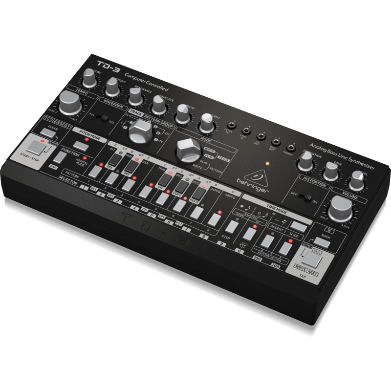 BEHRINGER - Sintetizzatore analogico di bassi con Step sequencer, Filtro risonante e arpeggiatore