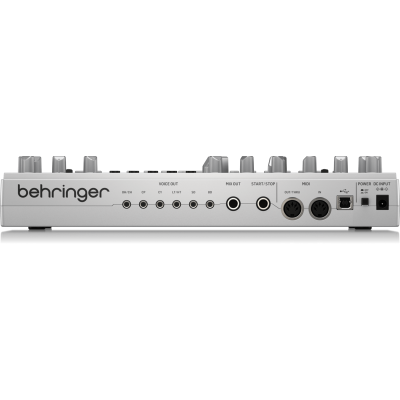 BEHRINGER - Drum Machine analogica con 8 suoni, sequencer a 16 step ed effetto distorsione