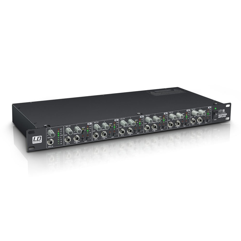 LD SYSTEMS - Amplificatore per cuffie a 6 canali