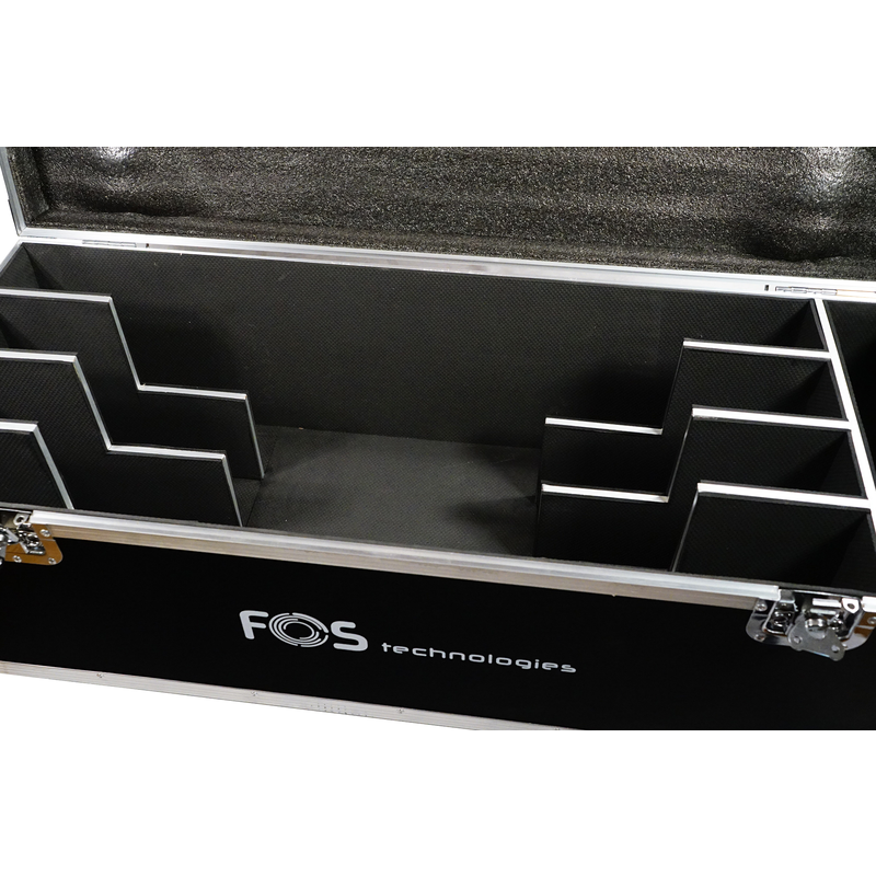 FOS TECHNOLOGIES - Flight case con ruote per 8 barre luminose da 1 m