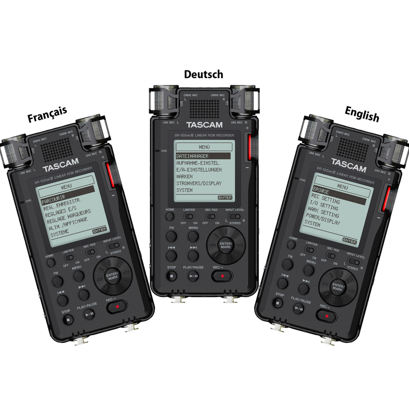 TASCAM - REGISTRATORE DIGITALE 192kHz/24bit PALMARE