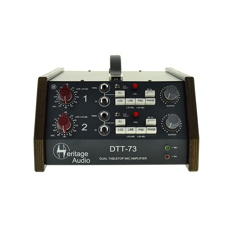 HERITAGE AUDIO - Doppio channel strip portatile, D.I. con direct thru