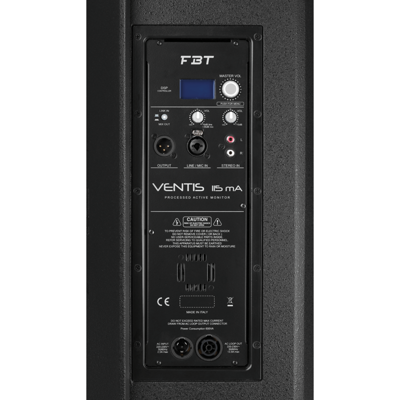 FBT - Monitor attivo coassiale a 2 vie in bass reflex 900w