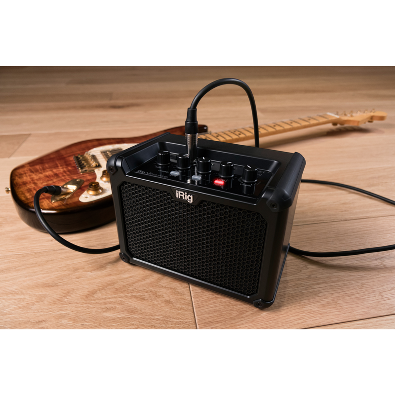 IK MULTIMEDIA - AMPLIFICATORE PER CHITARRA 15W CON CONNESSIONE PER iPHONE, iPAD, iPAD