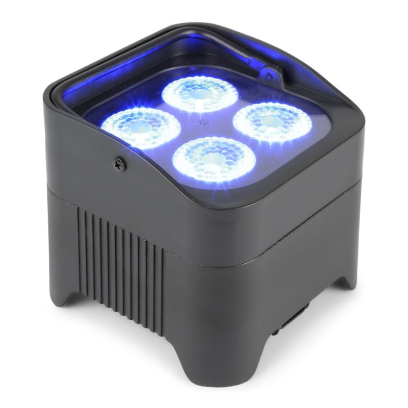 BEAM Z - Uplight Par 4x10W 6in1 RGBWA-UV LiBatt. DMX IRC