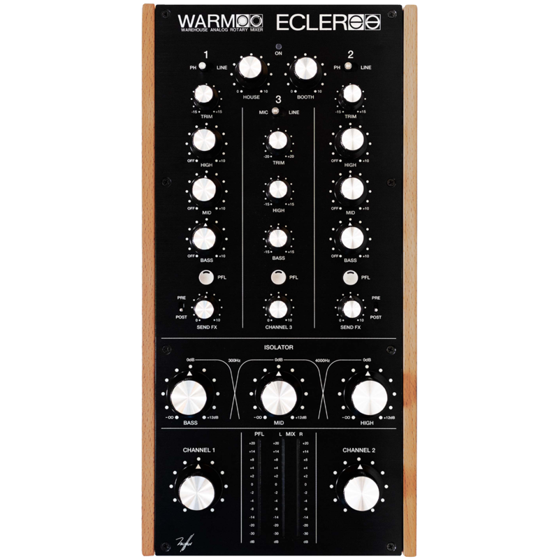 ECLER - Mixer DJ rotativo analogico a 2 canali