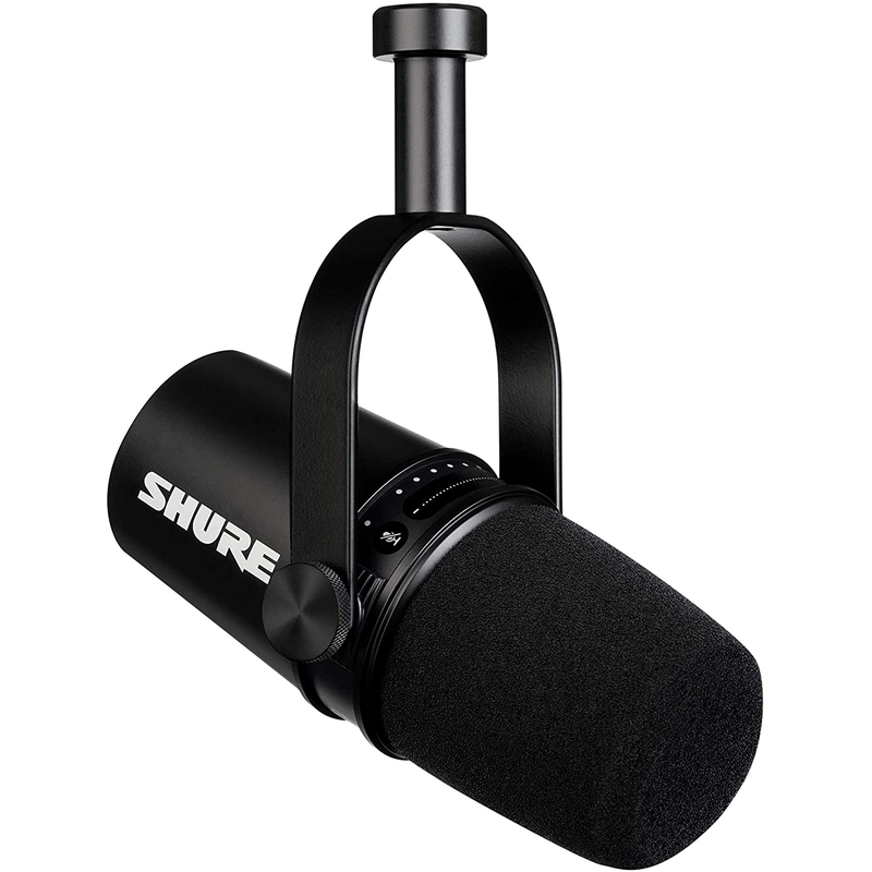 SHURE - MICROFONO PER PODCAST NERO