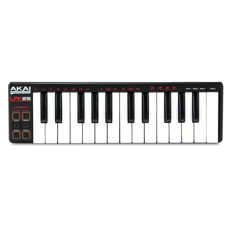 AKAI - Tastiera midi usb 25 tasti mini