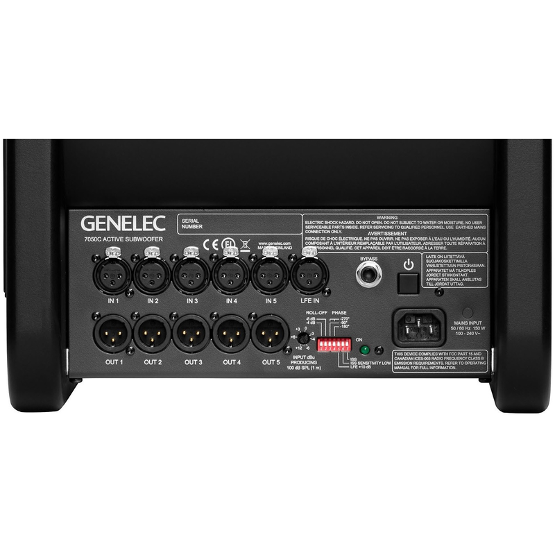 GENELEC - Subwoofer Attivo 8” - 103dB SPL - 130W