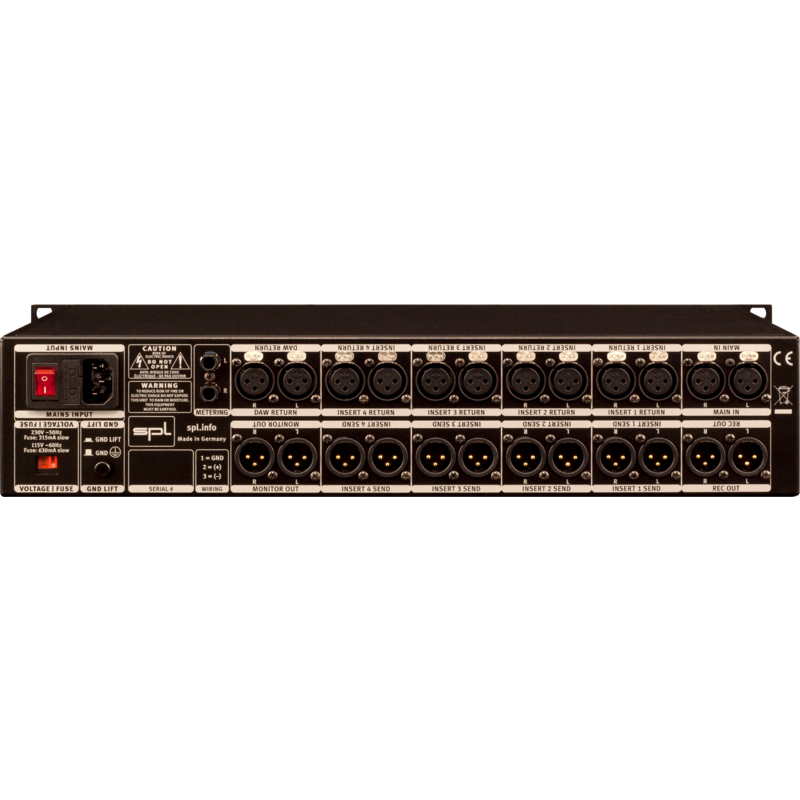 SPL - Patchbay per il mastering, 4 punti insert assegnabili