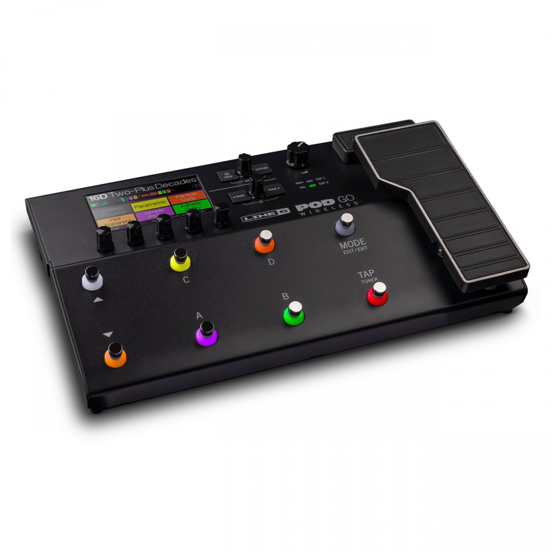 LINE 6 - PEDALIERA MULTI-EFFETTO WIRELESS CON MODELLATORE DI AMPLI E PEDALE D'ESPRESSIONE