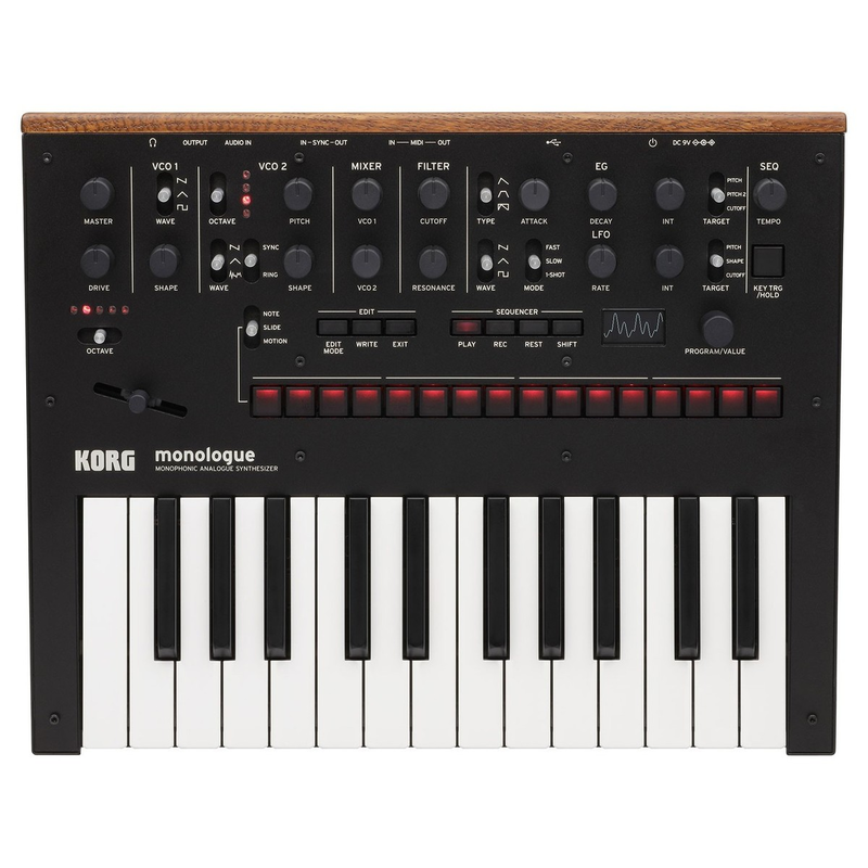 KORG - Sintetizzatore analogico monofonico 25 tasti nero