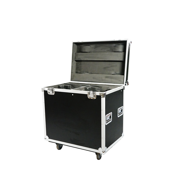 FOS TECHNOLOGIES - Flight Case doppio con ruote per 2 unità Orion