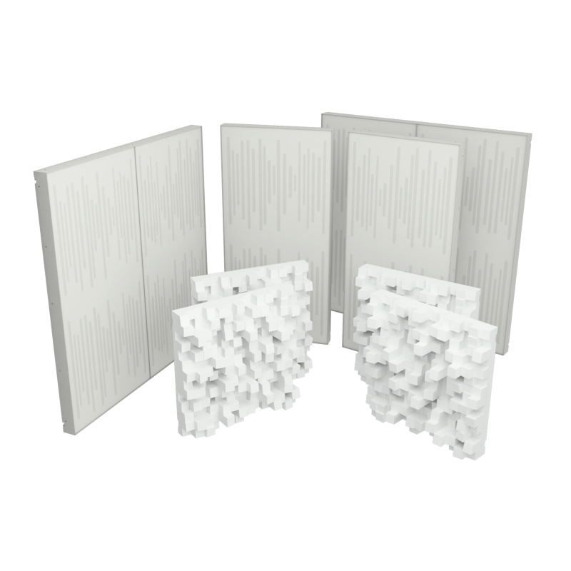 VICOUSTIC - Kit di pannelli diffusori e assorbenti
