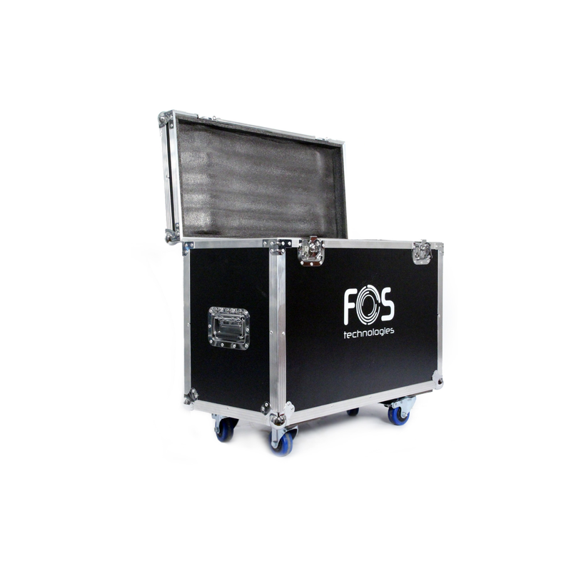 FOS TECHNOLOGIES - Flight Case doppio con ruote per 2 unità Led Beam 150