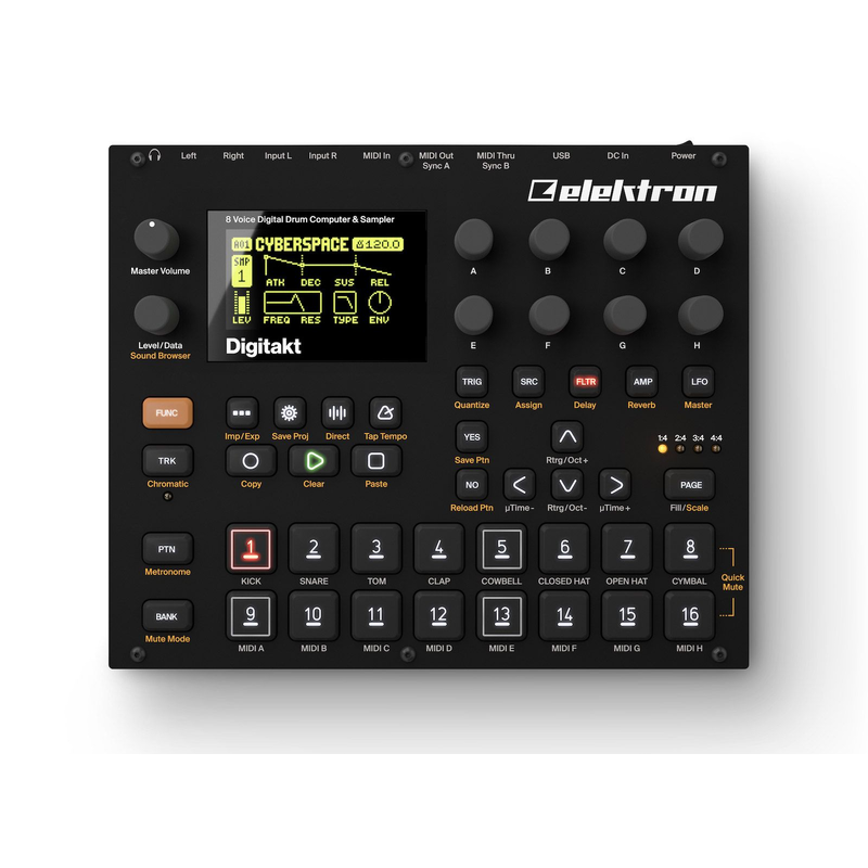 ELEKTRON - Drum machine 8 voci e campionatore